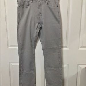 EUC- Lee Crafted Straight Leg Jeans, Light gray, Sz 34”x 32”